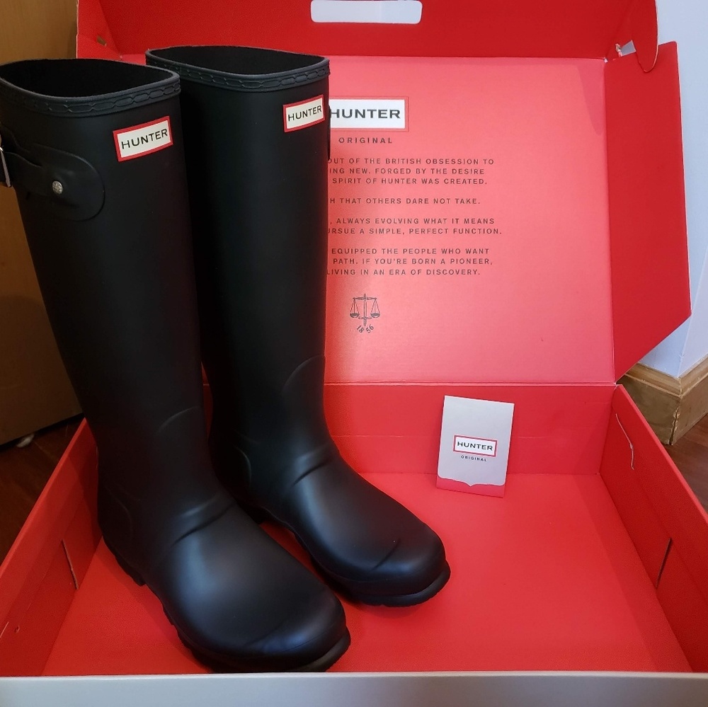 Hunter rainboots size 10